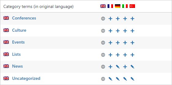 WPML Taxonomy Translation